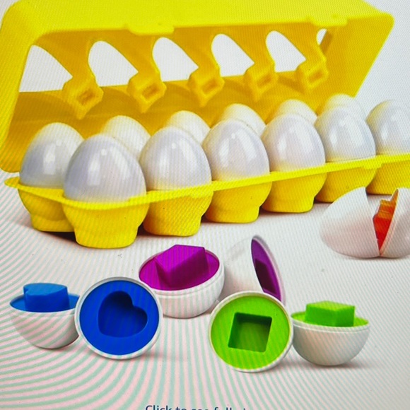 Matching Eggs Puzzle Toy - Picture 3 of 4